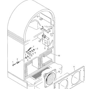 Cabinet lock – set support parts