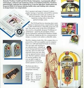One More Time CD Elvis Presley Limited Edition – original Flyer (englisch)
