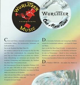 One More Time CD – original Flyer (allemand)