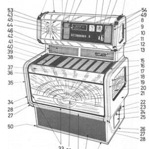 1980 Wurlitzer: Lyric/ X 200 electronic/ X 9 electronic/ X 9/ X 11/ Atlanta 160+200 electr./ Niagara 3/ Carillon/ Cabarina/ Tarock/ Hideaway S160- Service Manual (francais/ anglais/ allemande)