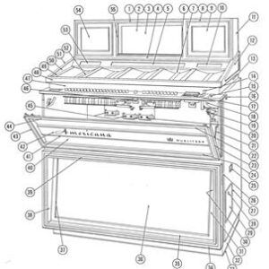 Wurlitzer 3100 – Service Manual (engl.) inkl. dt. Textteil