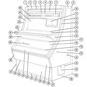 Wurlitzer 3700 Americana – Service Manual (engl.)