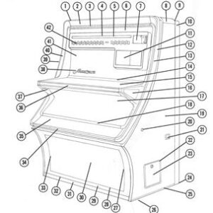 Wurlitzer 3800 Americana – Service Manual (engl.)
