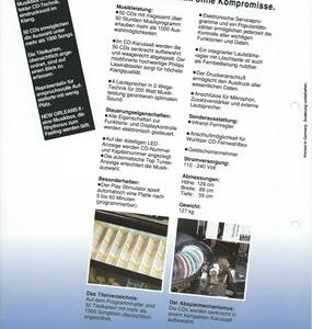 Wurlitzer New Orleans II – original  flyer (German)